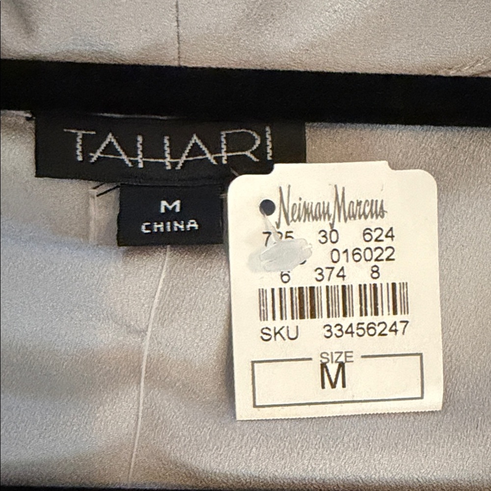 Tahari Light Gray Sleeveless Top Medium M - Picture 11 of 11